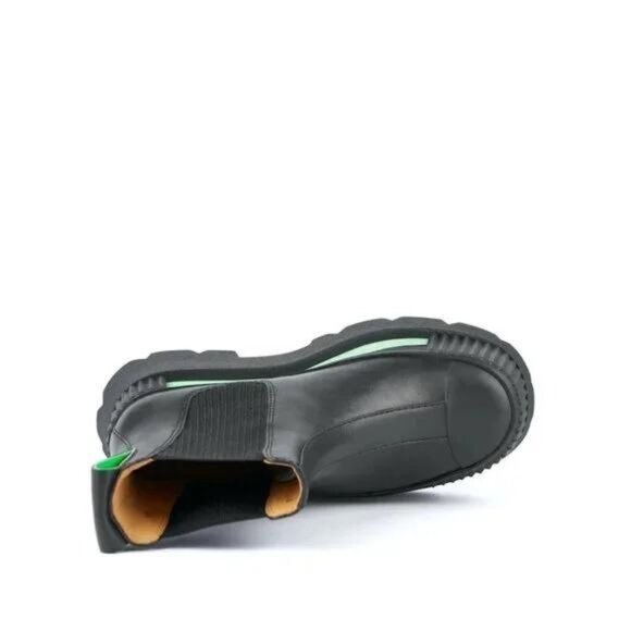 4CCCCEES Women's Black Chelsea Leather Boots Size 38 EUR 8 US - New - Picture 4 of 7